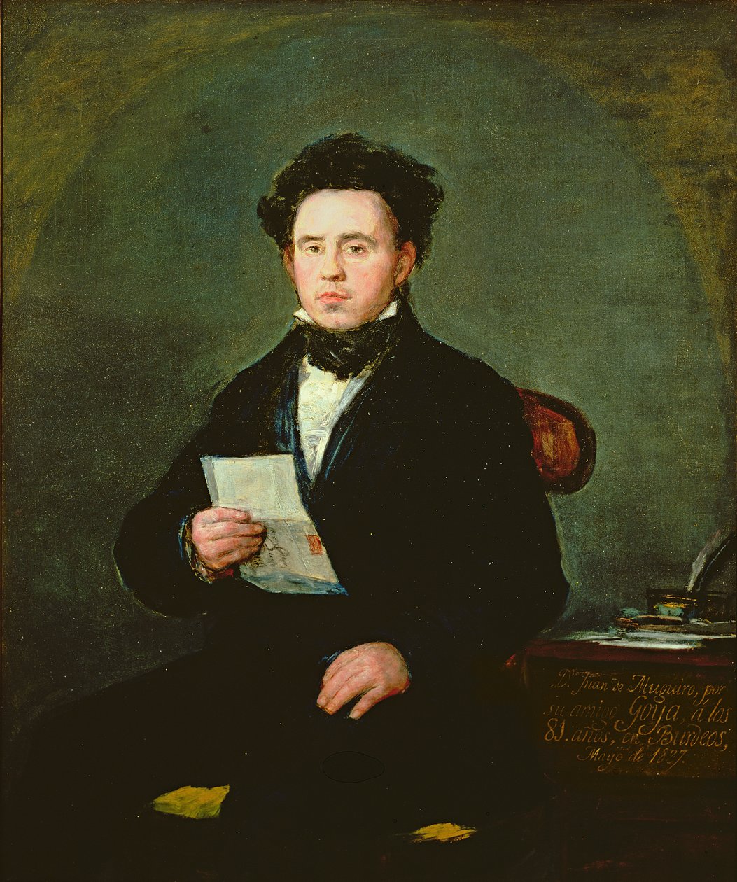 Juan Bautista de Muguiro (1786-1856) 1827 door Francisco de Goya