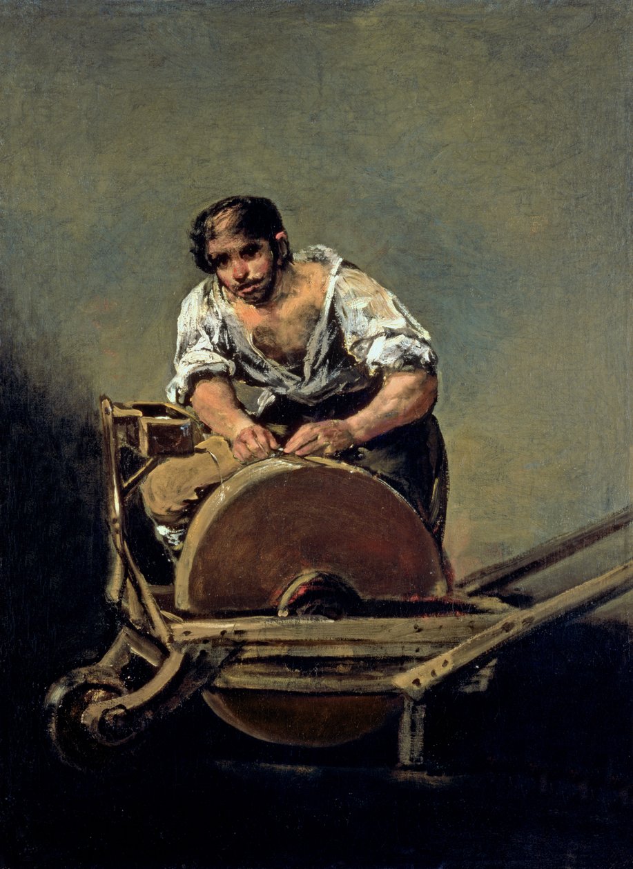 De Messenslijper, ca. 1808-12 door Francisco de Goya