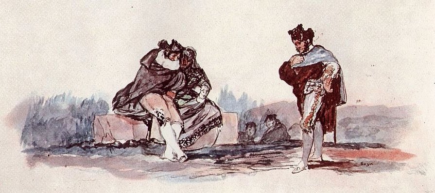 De Mooisten door Francisco de Goya