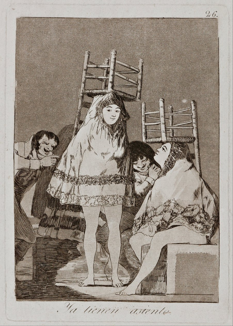 Ze hebben al een stoel door Francisco de Goya