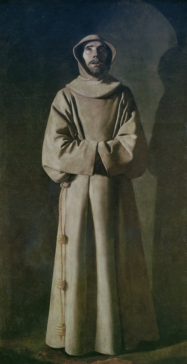 St. Franciscus (1181-1226) 1645-64 door Francisco de Zurbaran