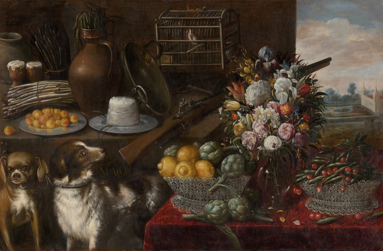 Allegorie van de maand mei door Francisco Barrera
