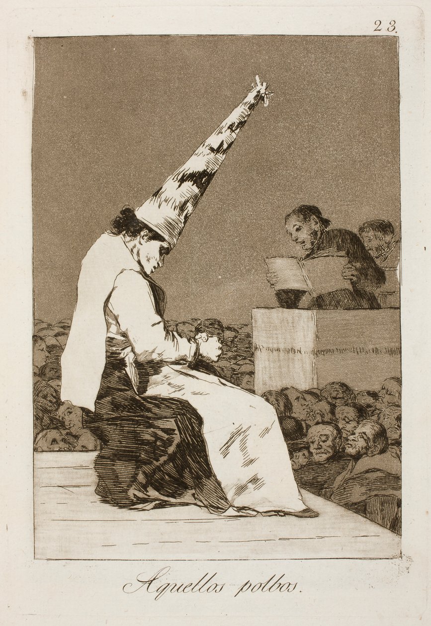 Aquellos polbos door Francisco de Goya