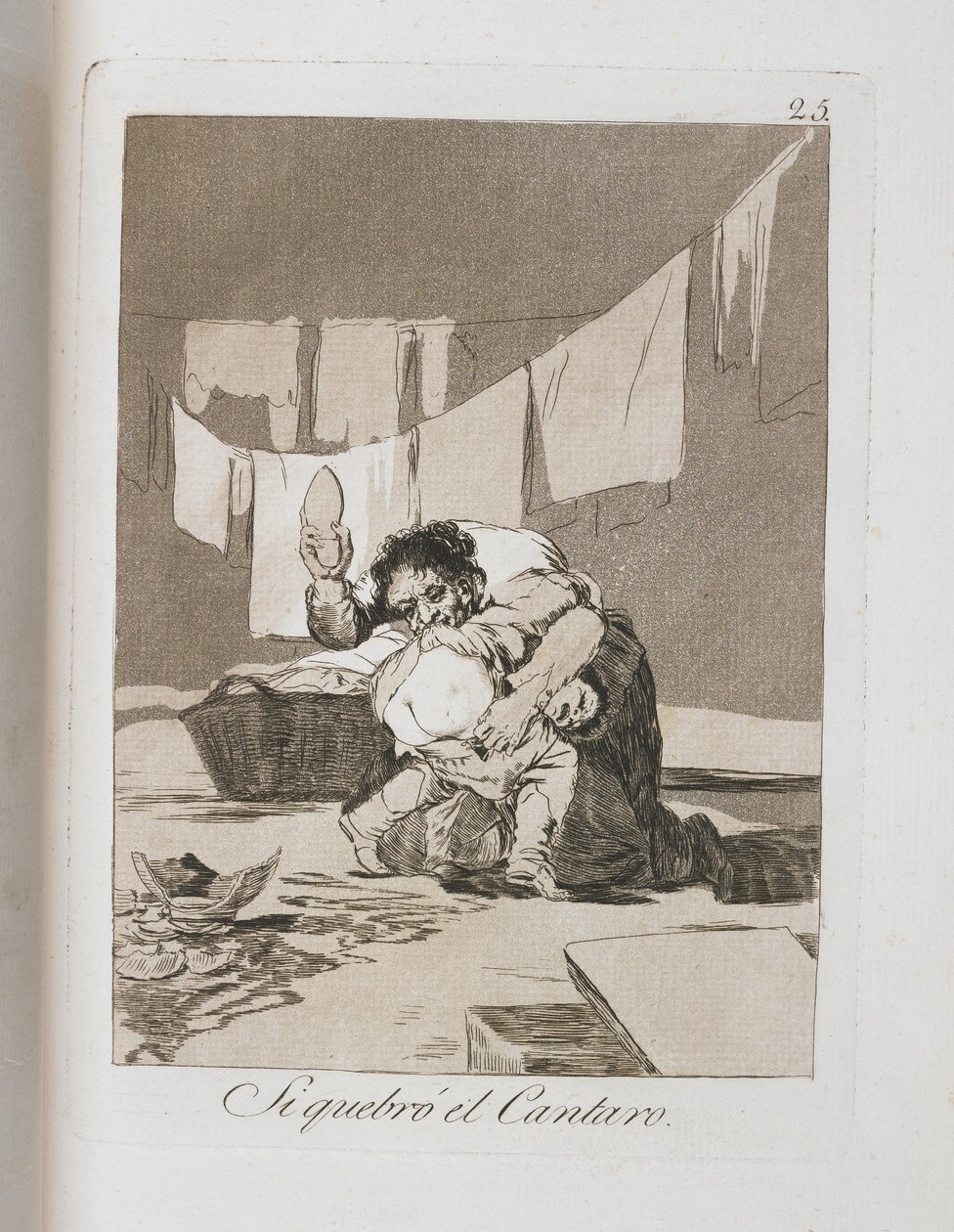 Plaat uit Los Caprichos, 1797-1798 door Francisco de Goya
