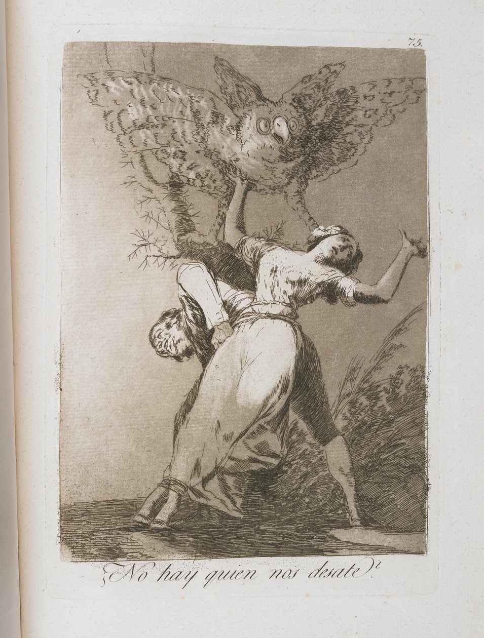Plaat uit Los Caprichos, 1797-1798 door Francisco de Goya