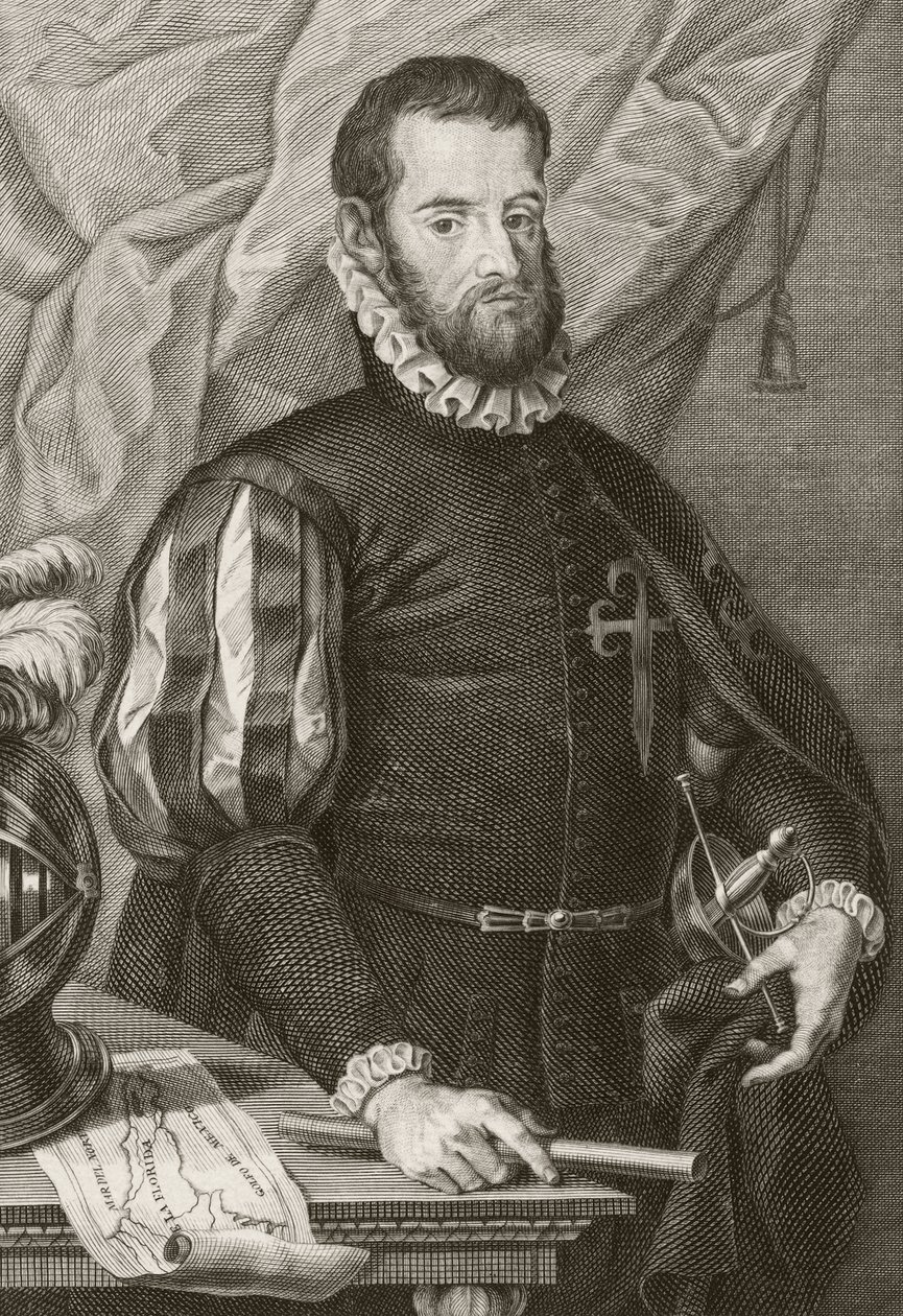 Pedro Menendez de Aviles door Francisco de Paula Marti Mora