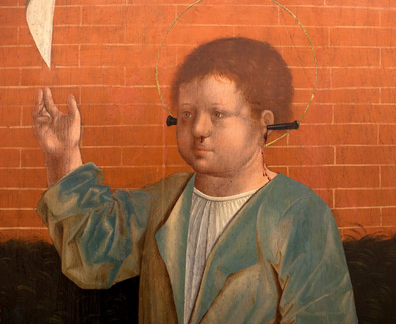 Sint Cyr (detail) door Francisco (attr.to) Henriques