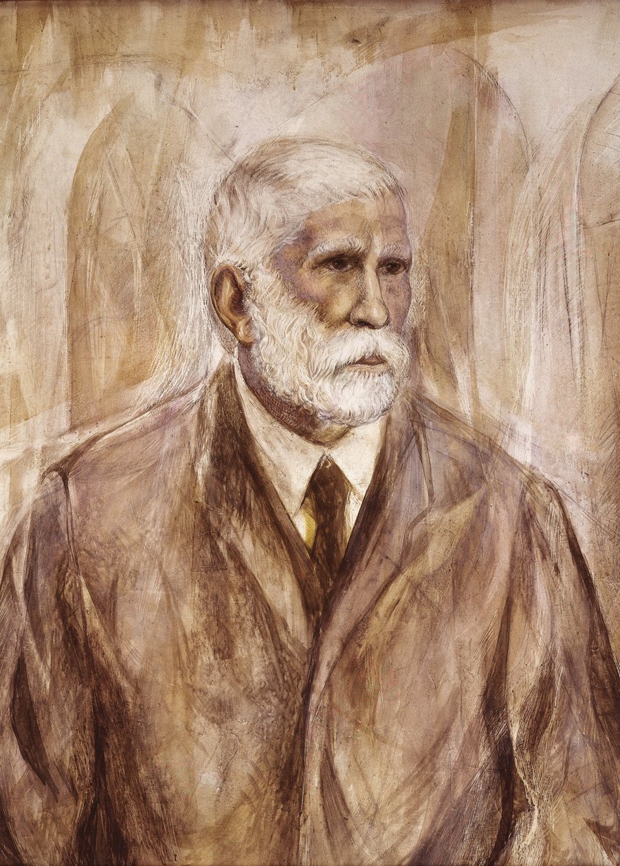 Antoni Gaudi i Cornet (schilderij) door Francisco Domingo Marqués