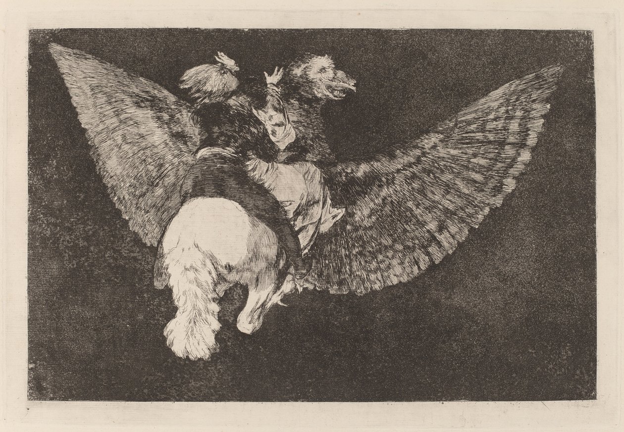 Disparate volante (Vliegende dwaasheid) door Francisco de Goya
