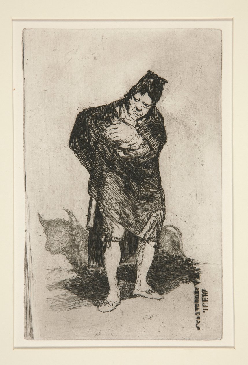 De Geheime Man door Francisco de Goya