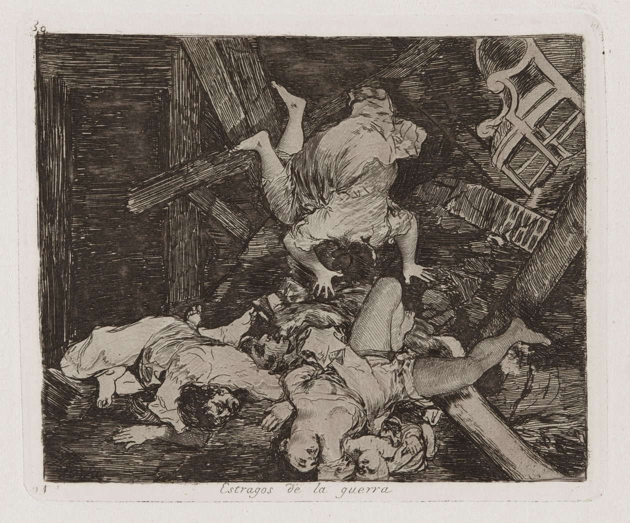 Estragos de la guerra (Verwoestingen van de Oorlog), Plaat 30 uit Los desastres de la guerra (De Rampen van de Oorlog) door Francisco de Goya