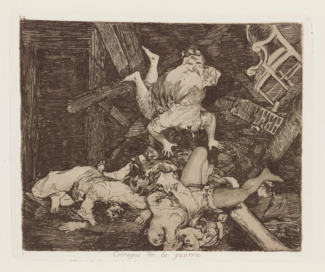 Los desastres de la guerra door Francisco de Goya