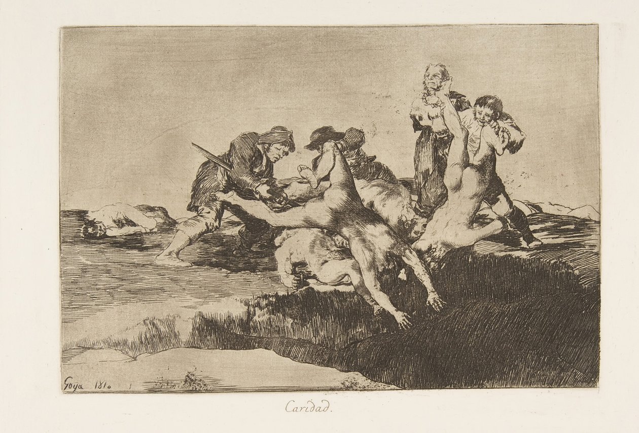 Plaat 27 uit De rampen van de oorlog Los Desastres de la Guerra door Francisco de Goya