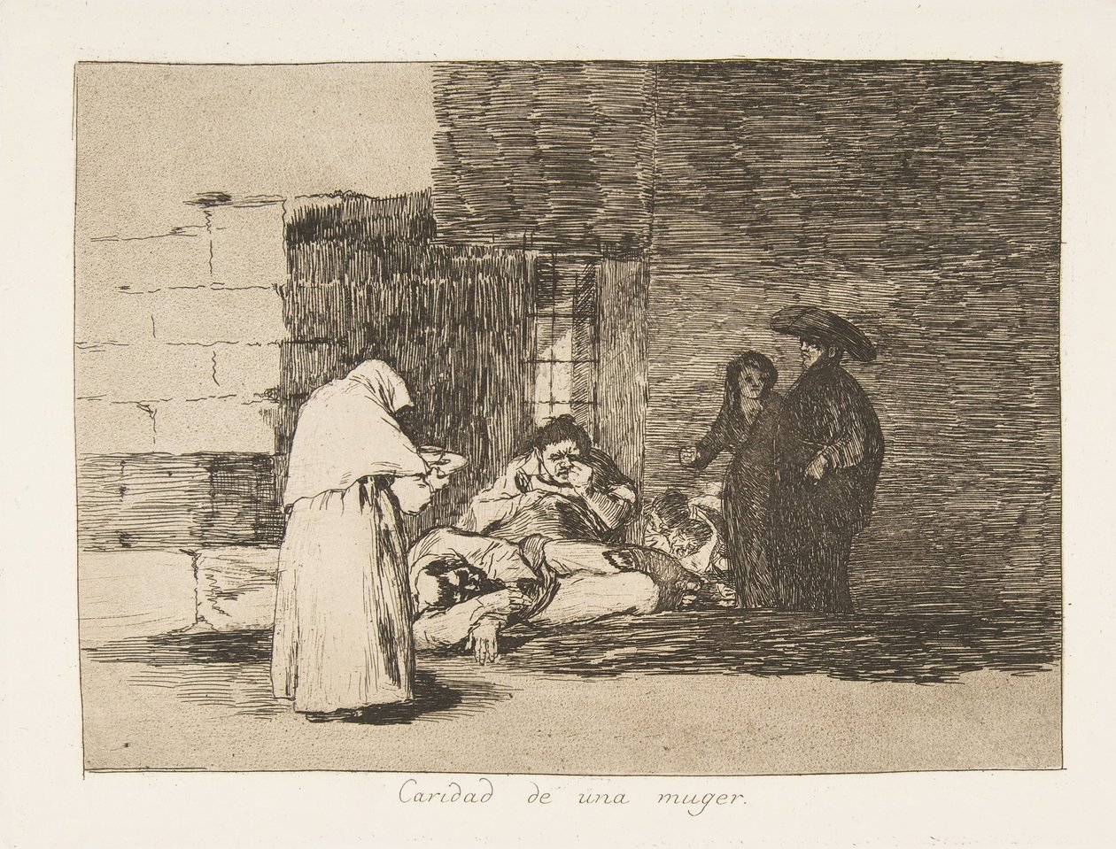 Plaat 49 uit De Rampen van de Oorlog Los Desastres de la Guerra: A..., 1811-12 gepubliceerd 1863 door Francisco de Goya