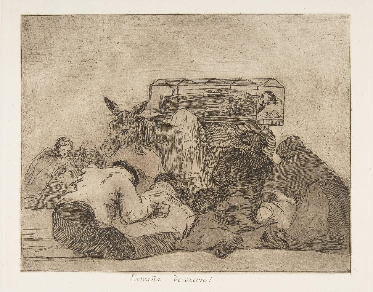 Plaat 66 uit De rampen van de oorlog, na 1814-15 gepubliceerd 1863 door Francisco de Goya