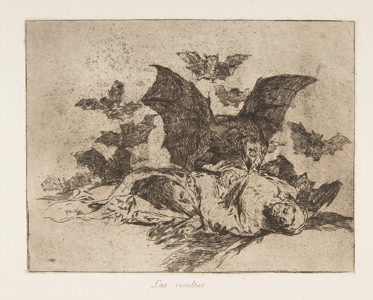 Plaat 72 uit De rampen van de oorlog Los Desastres de la Guerra door Francisco de Goya