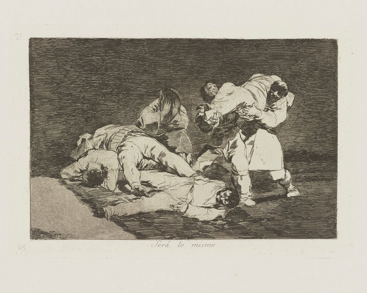 Ser? lo mismo., uit de serie Los desastres de la guerra door Francisco de Goya