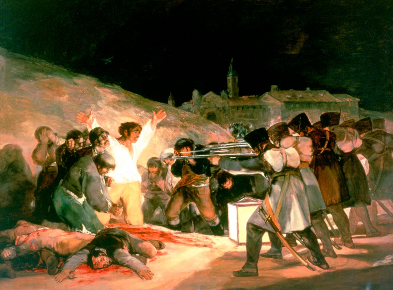 De schietpartijen van 3 mei 1808 door Francisco de Goya