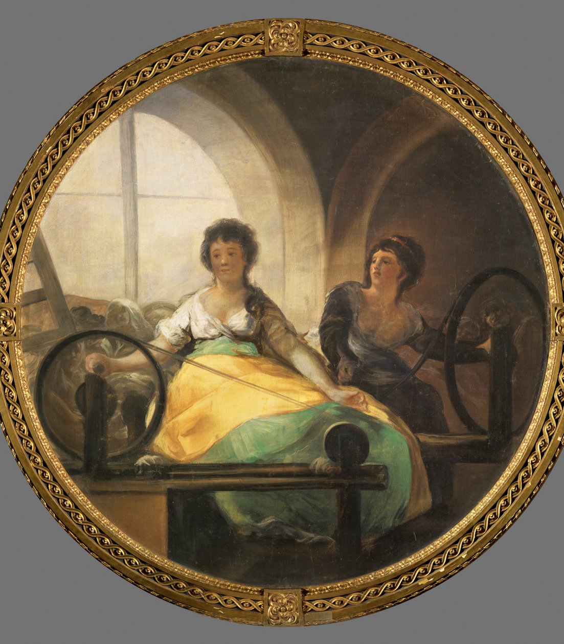 Allegorie op de industrie, geschilderd voor het paleis van de favoriet van de koningin Manuel de Godoy (schilderij op doek) door Francisco Jose de Goya y Lucientes