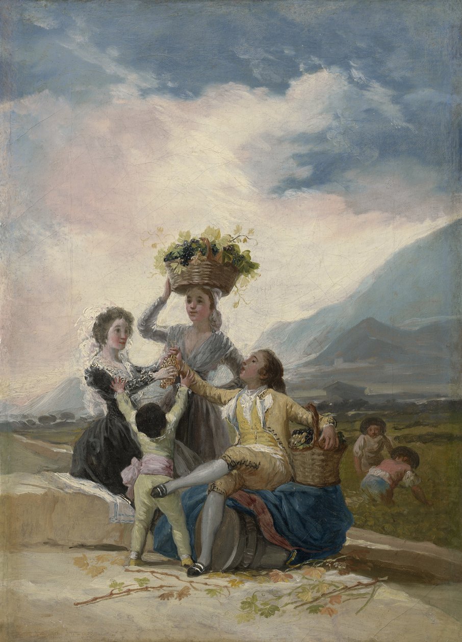 Herfst, 1786 door Francisco de Goya