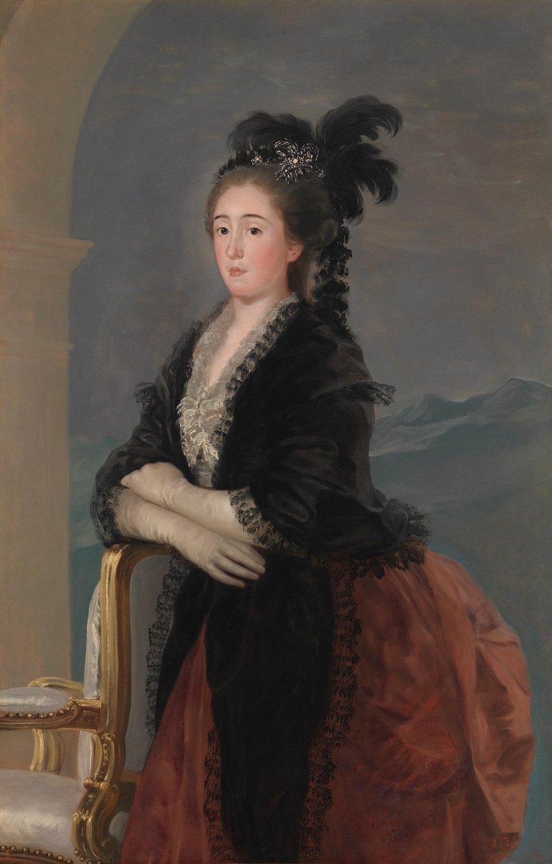 Mevrouw Maria Teresa da Vallabriga door Francisco Jose de Goya y Lucientes