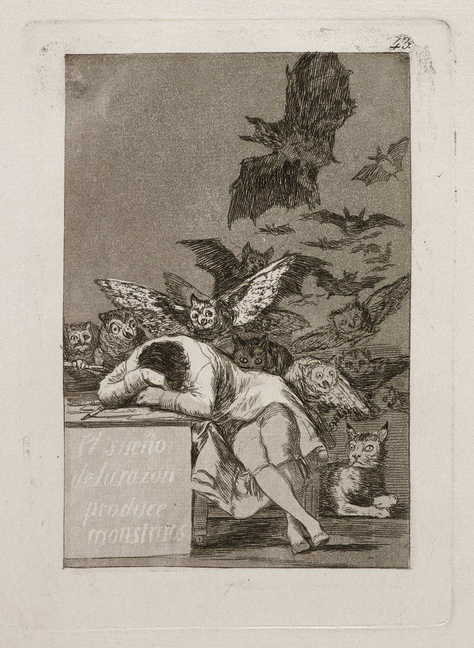 El Sueño De La Razon Produce Monstruos door Francisco Jose de Goya y Lucientes