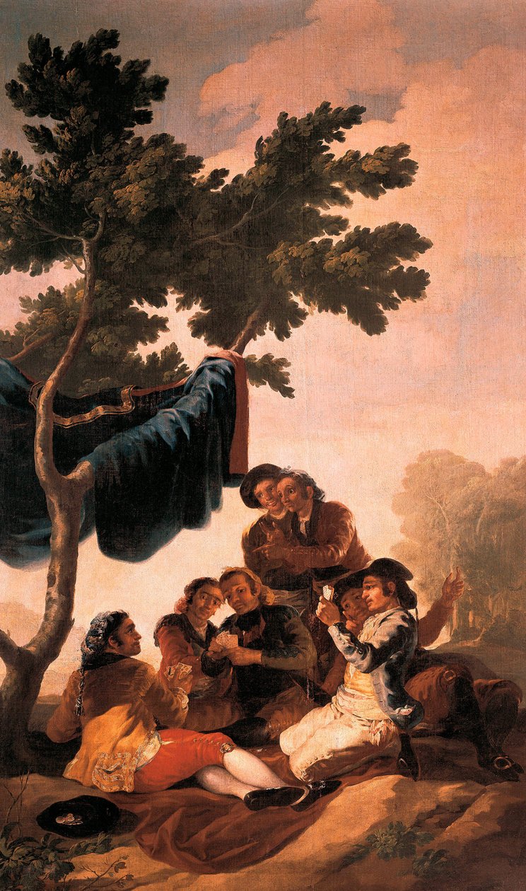 De kaartspelers door Francisco Jose de Goya y Lucientes
