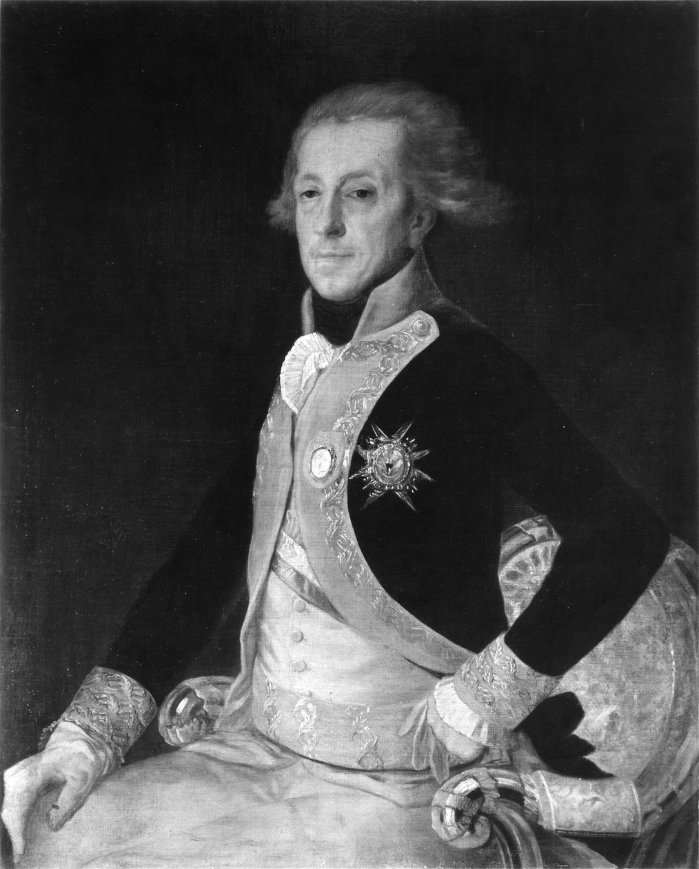 Portret van generaal Ricardos door Francisco Jose de Goya y Lucientes