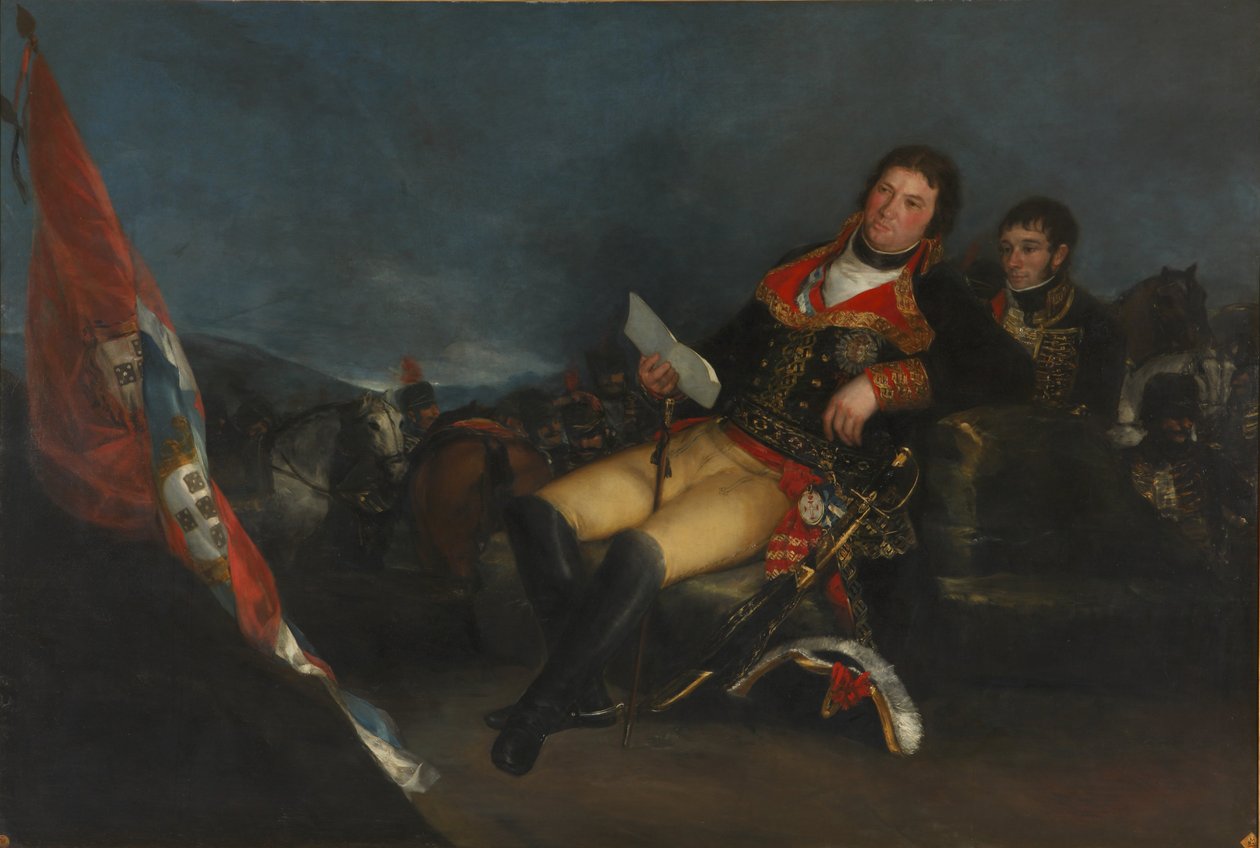 Portret van Manuel Godoy, bijgenaamd de Prins van de Vrede (detail) door Francisco de Goya