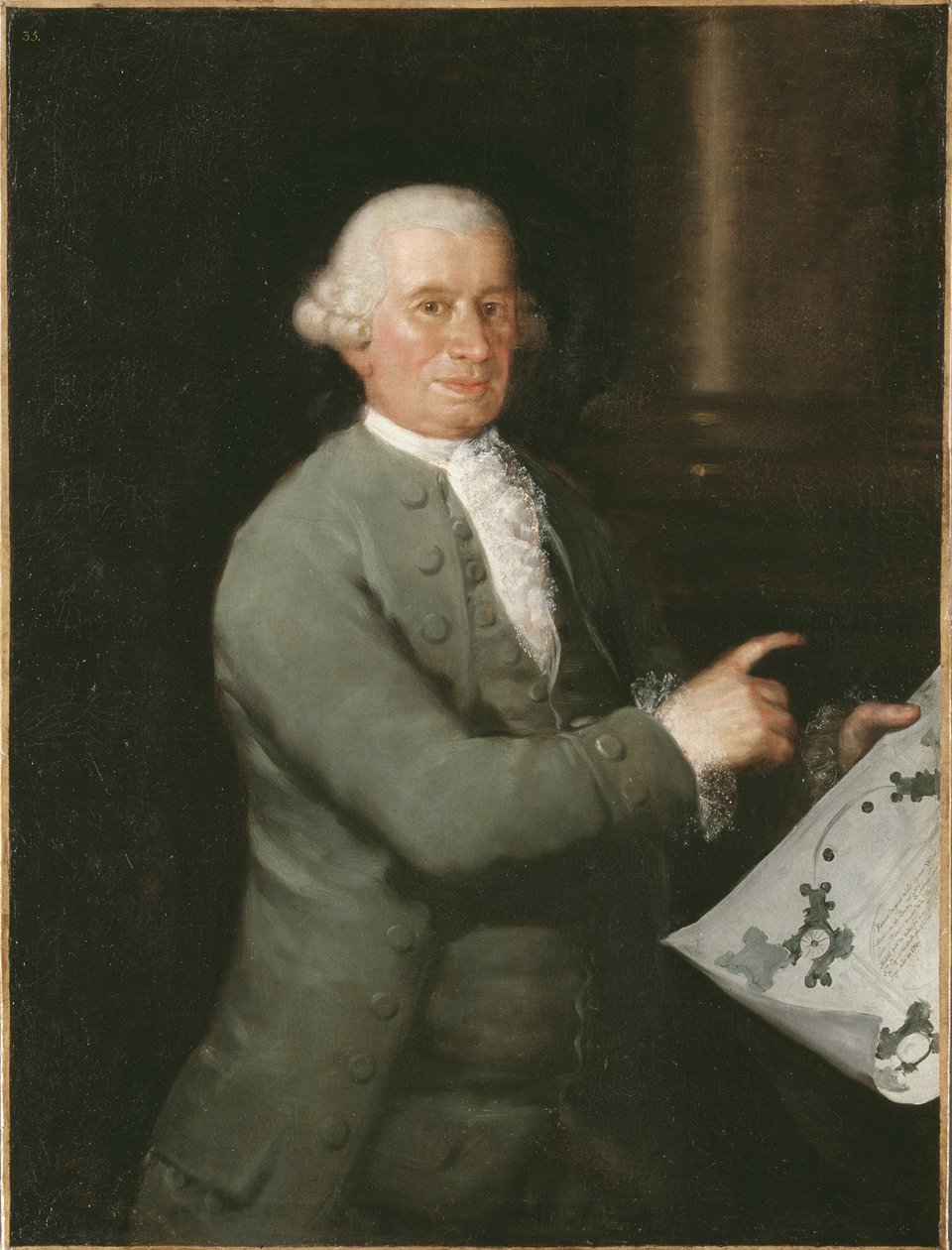 Portret van de architect Ventura Rodriguez (1717-1785) door Francisco de Goya
