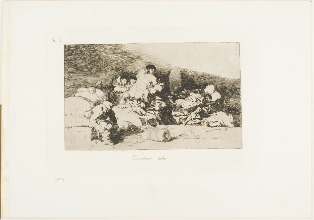 Deze ook, plaat 25 uit De Rampen van de Oorlog door Francisco Jose de Goya y Lucientes