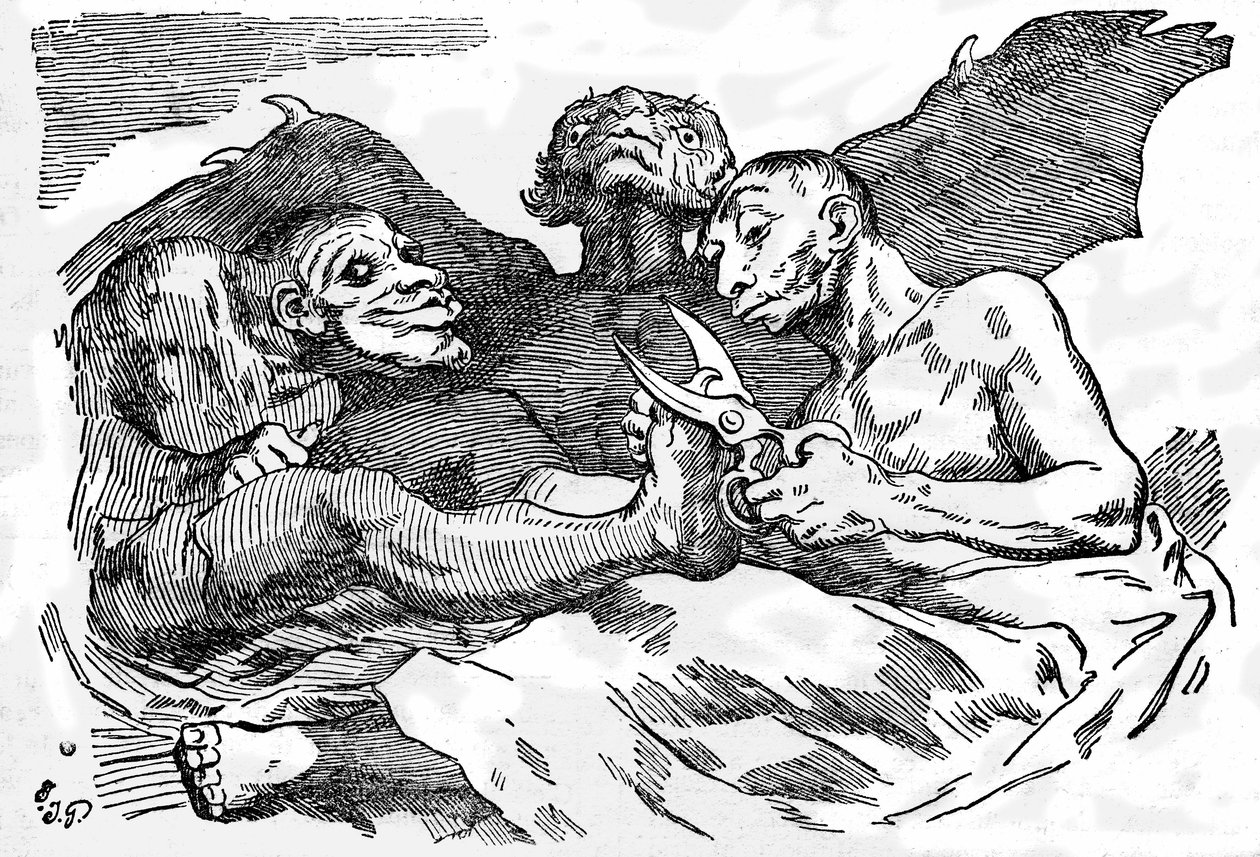 Ze maken hun toilet, c.1820 door Francisco Jose de Goya y Lucientes