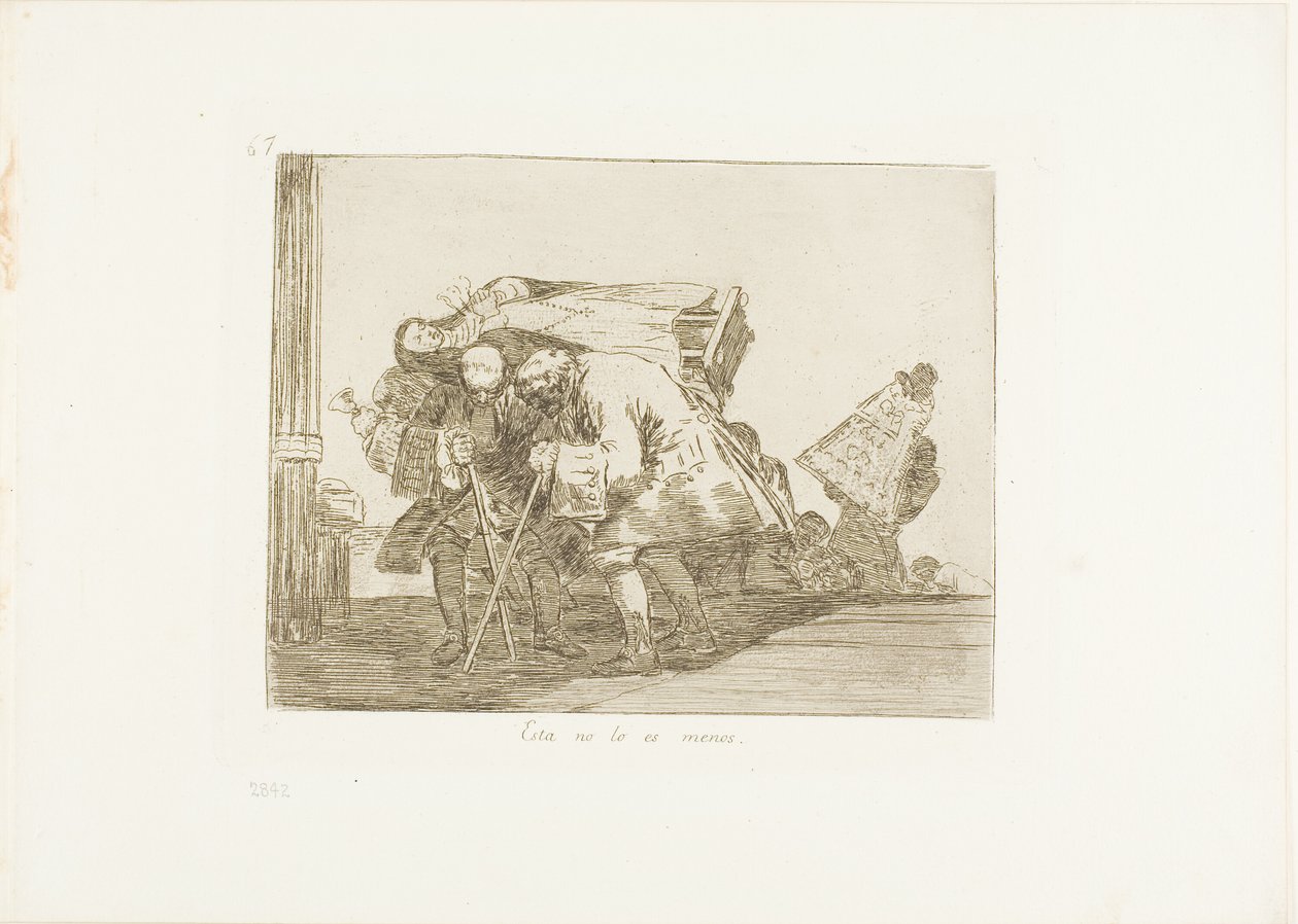 Dit is Niet Minder zo, plaat 67 uit De Rampen van de Oorlog door Francisco Jose de Goya y Lucientes