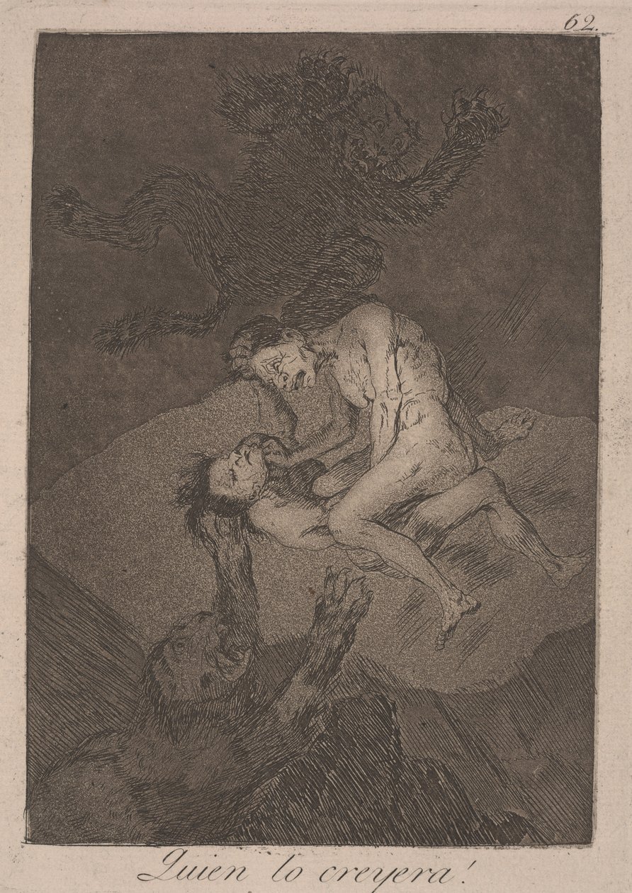 Wie had dat gedacht! (Quien lo creyera!) door Francisco de Goya