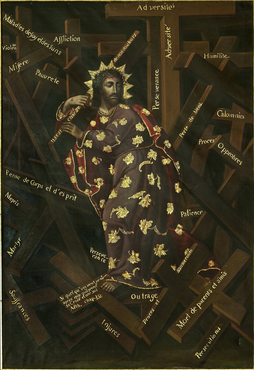 Christus aan het kruis door Francisco Moyen