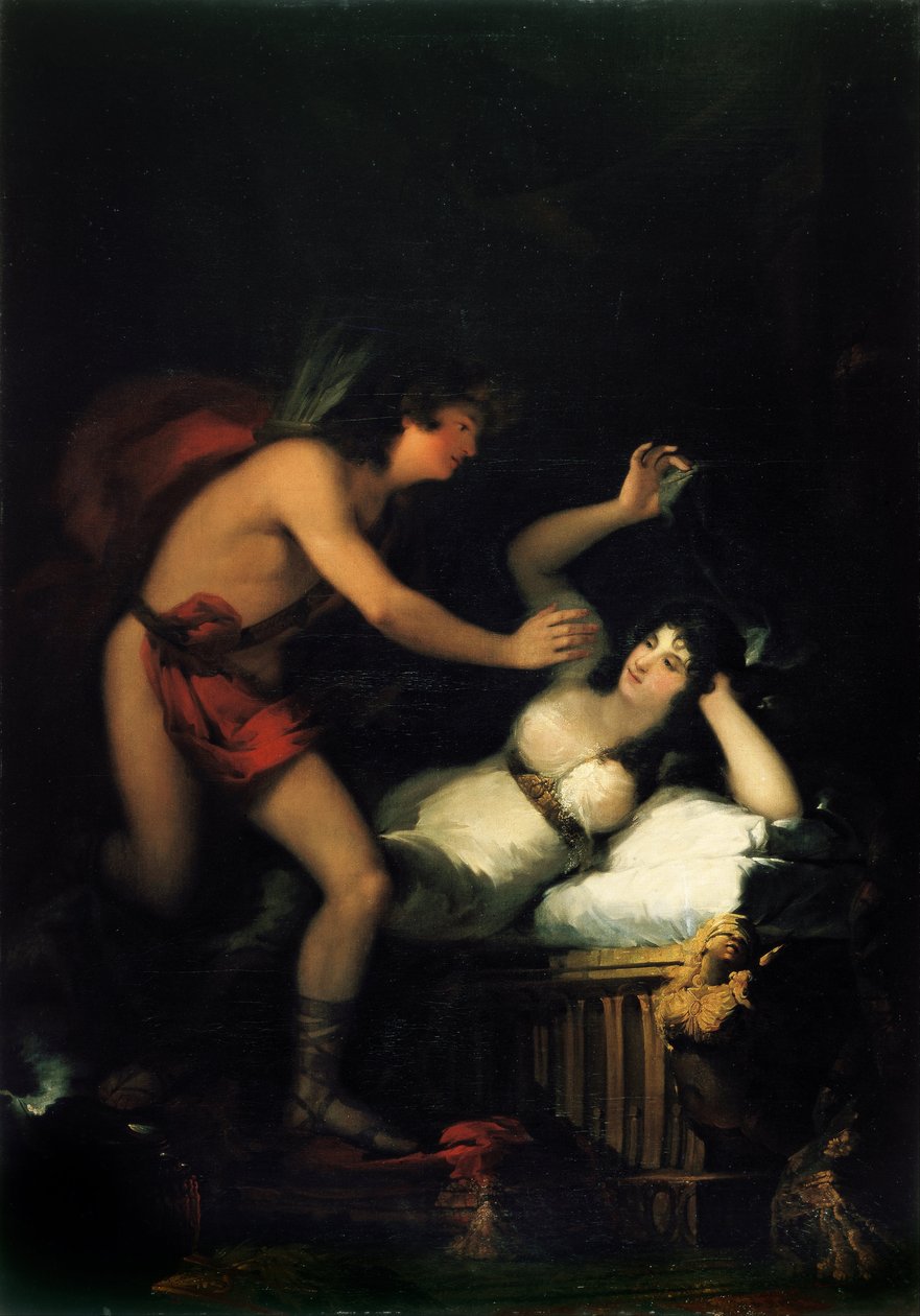 Allegorie van Liefde Cupido en Psyche door Francisco de Goya