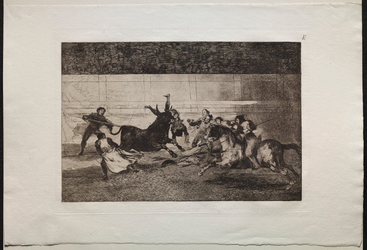 Stierengevechten: De Dood van Pepe Illo 2e Compositie, 1876 door Francisco de Goya
