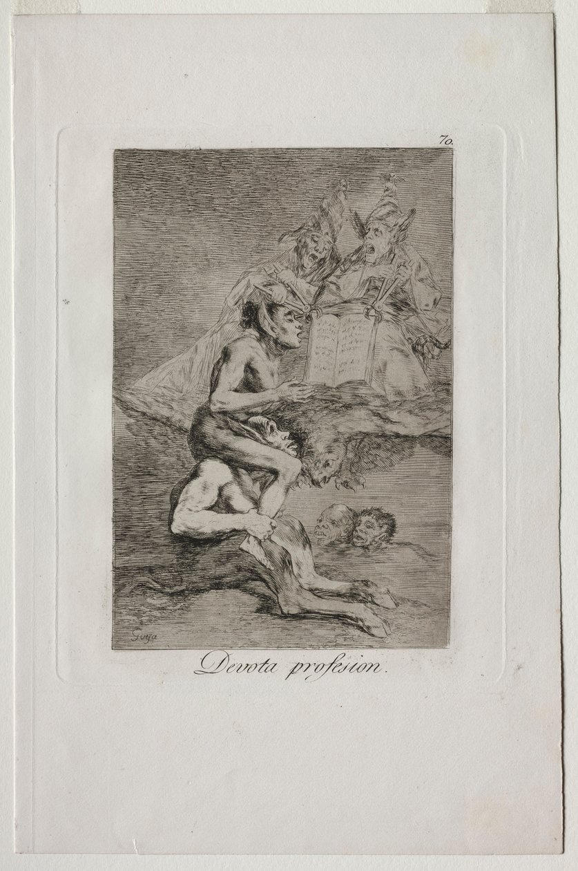 Caprichos: Vrome Beroep door Francisco de Goya