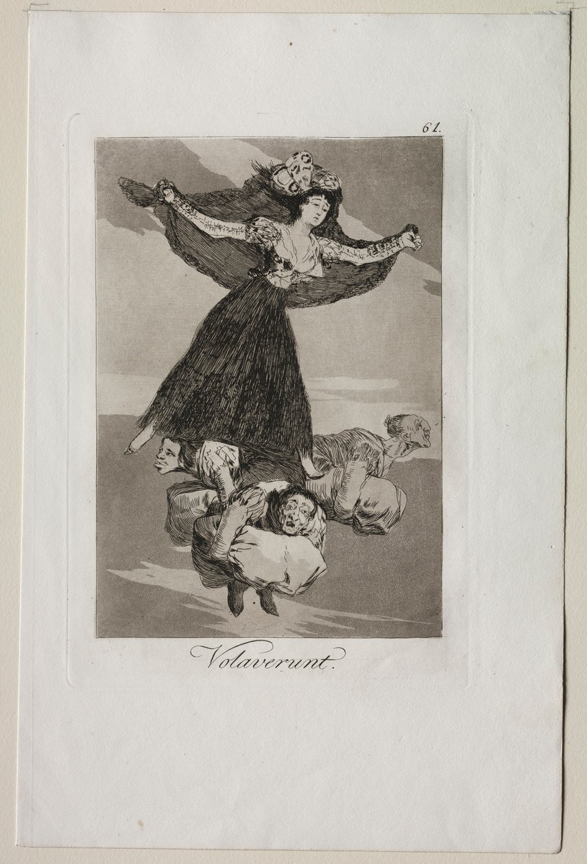 Caprichos: Ze zijn gevlogen door Francisco de Goya