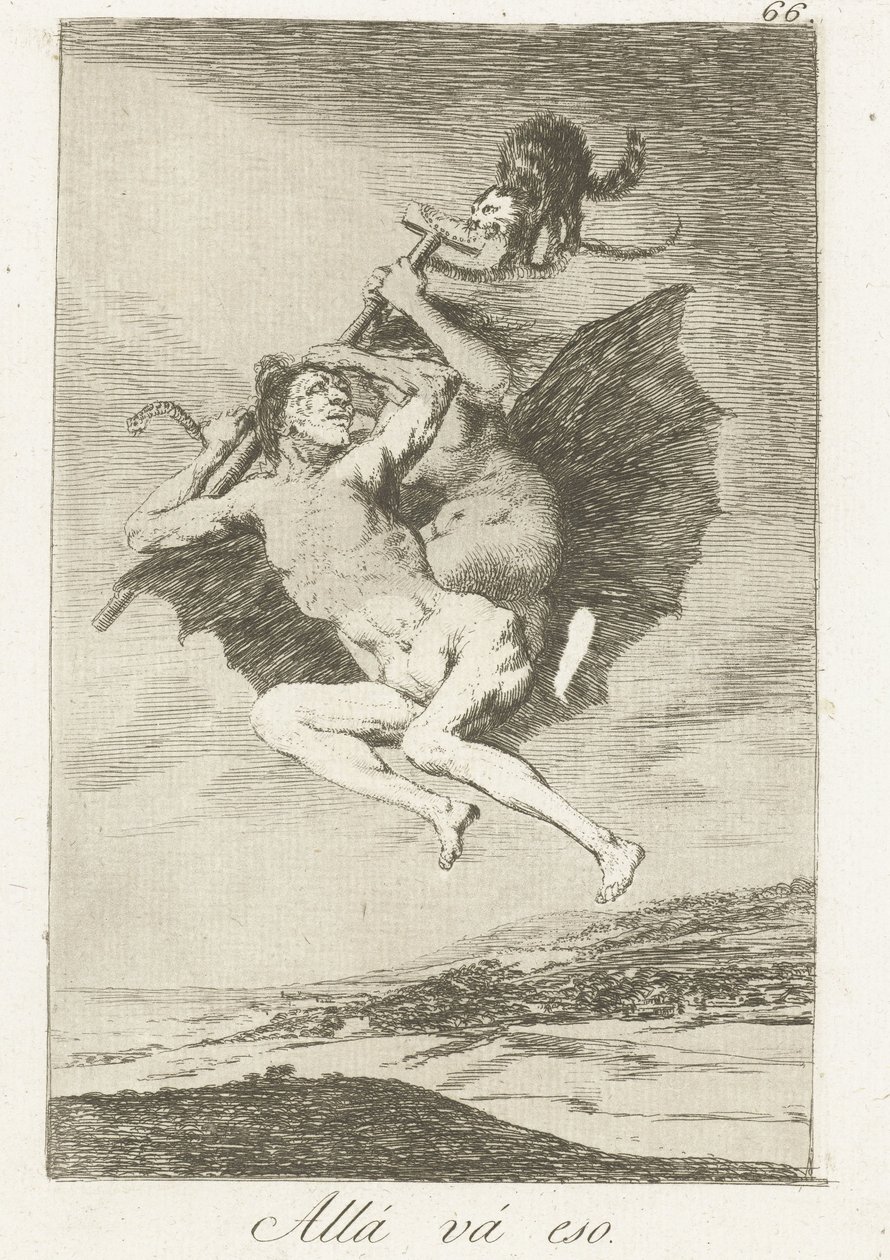 Daar gaan zij door Francisco de Goya