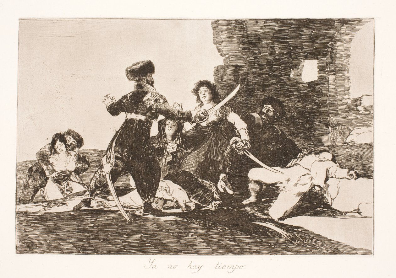 Het is al te laat (19) door Francisco de Goya