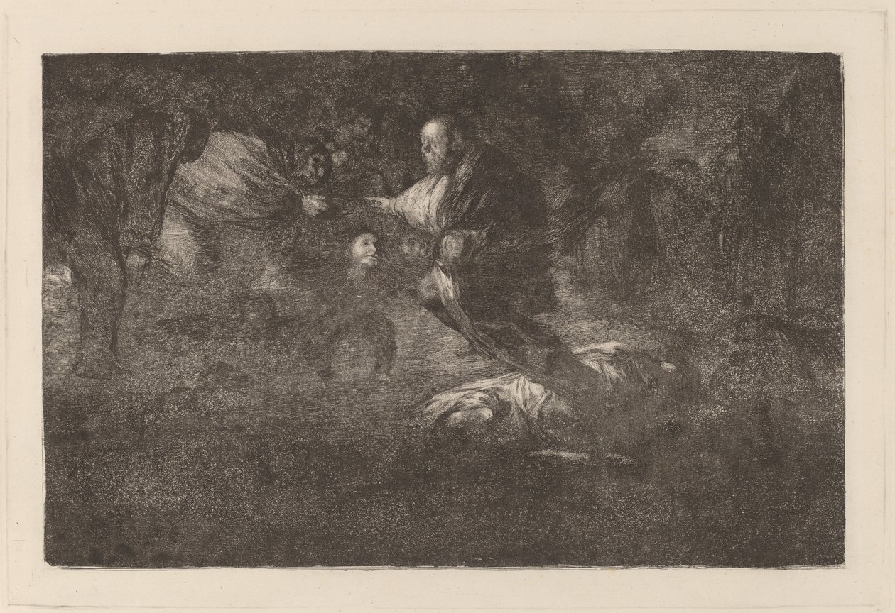 Dios los cria y ellos se juntan door Francisco de Goya