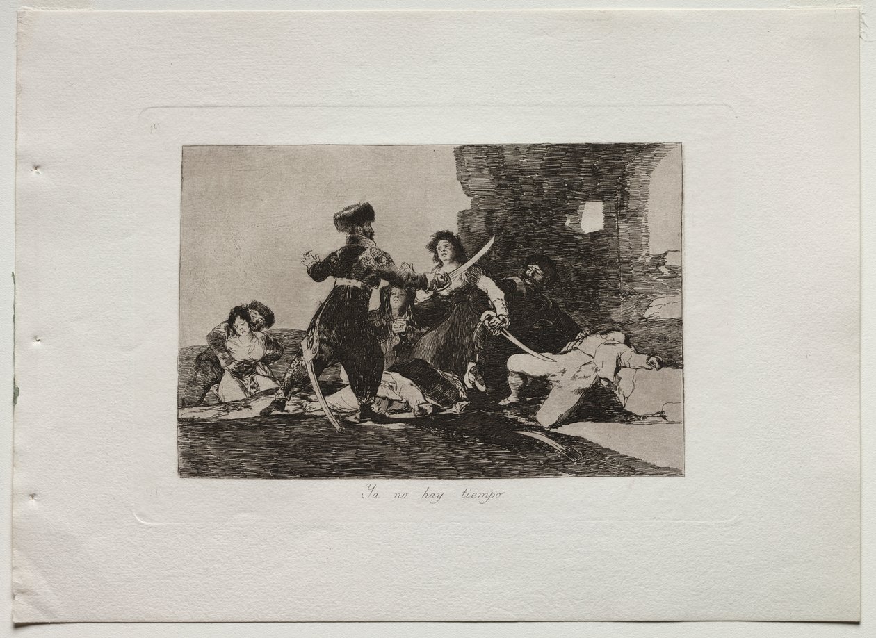 Rampen van de oorlog: Er is nu geen tijd door Francisco de Goya