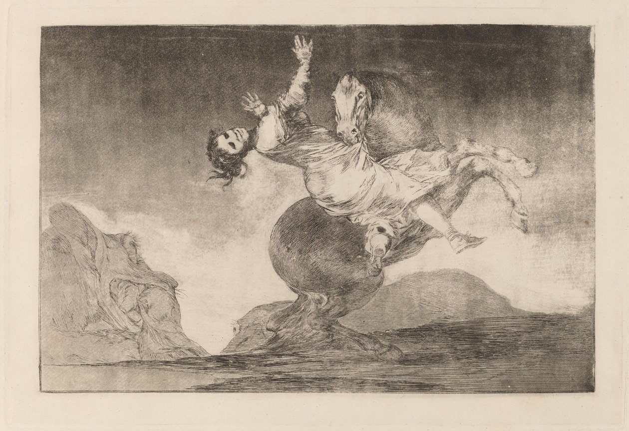 El caballo raptor door Francisco de Goya