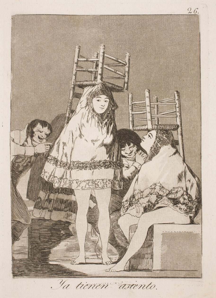 Eindelijk op zijn plaats door Francisco de Goya
