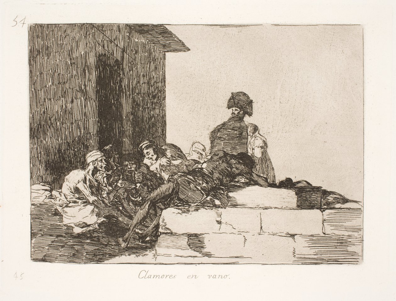Vergeefse Klaagzang (54) door Francisco de Goya