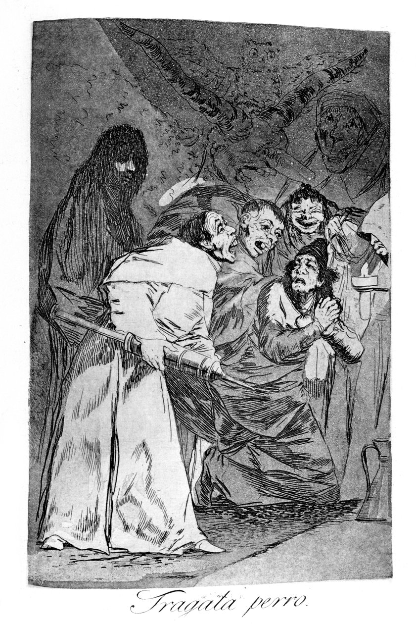 Fragata perro, 1799 door Francisco de Goya