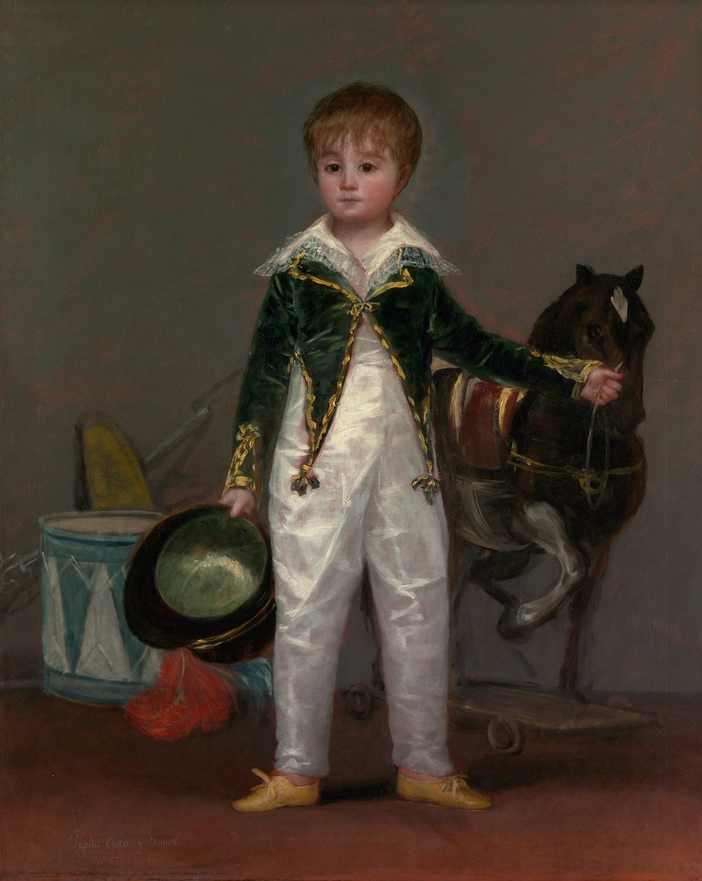 José Costa y Bonells (overleden 1870), Bijgenaamd Pepito, c.1810 door Francisco de Goya
