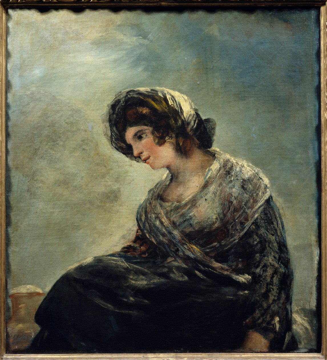 De melkmeid van Bordeaux door Francisco de Goya
