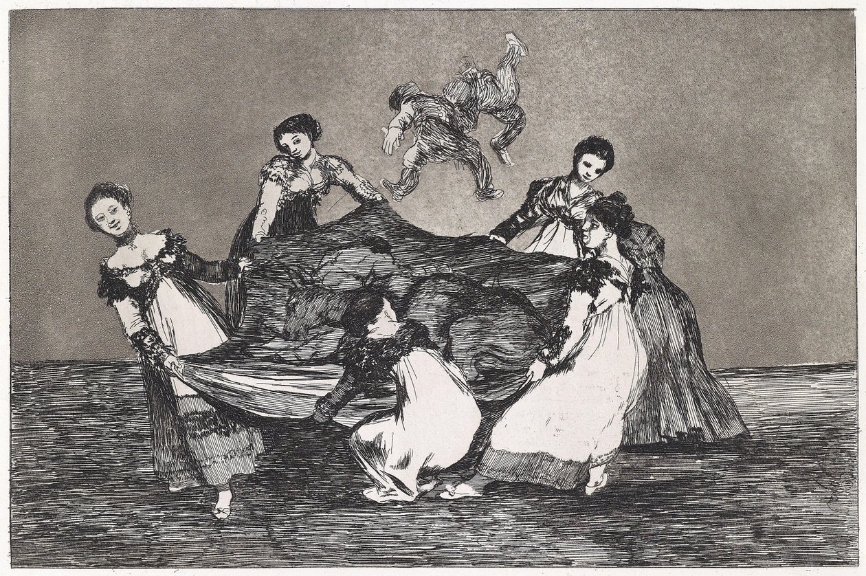 Los Proverbios, editie door Francisco de Goya